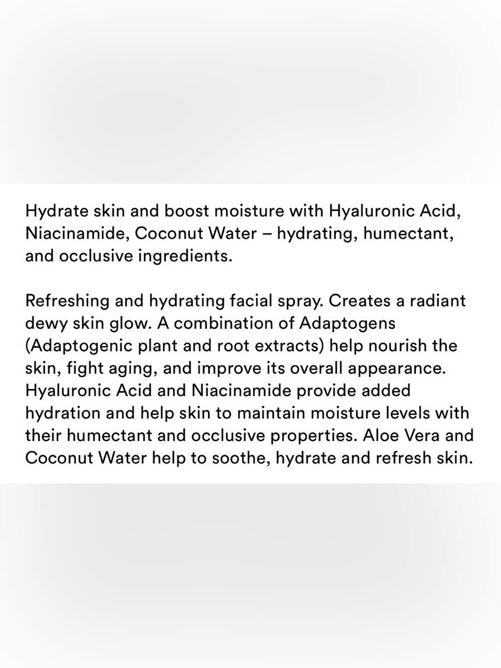 Mario Badescu Facial Spray with Aloe, Adaptogens and Coconut Water - New - Picture 3 of 3